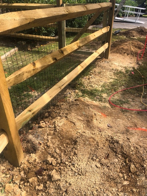 Split Rail Fence with Wire built by Mountain Fence & Deck in Western North Carolina