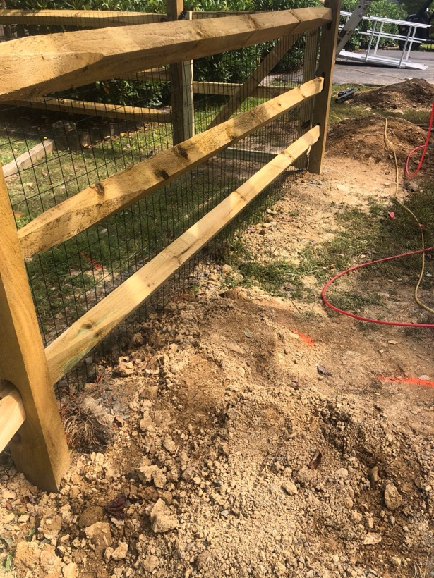 Split Rail Fence with Wire built by Mountain Fence & Deck in Western North Carolina