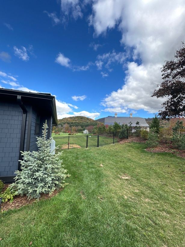 Aluminum and Steel Fence in Western NC