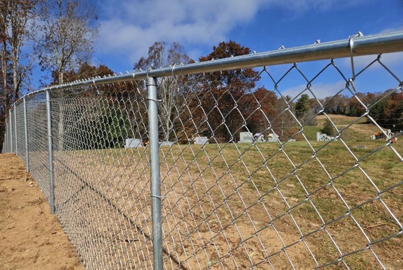 Chain Link Fence by Mountain Fence and Deck