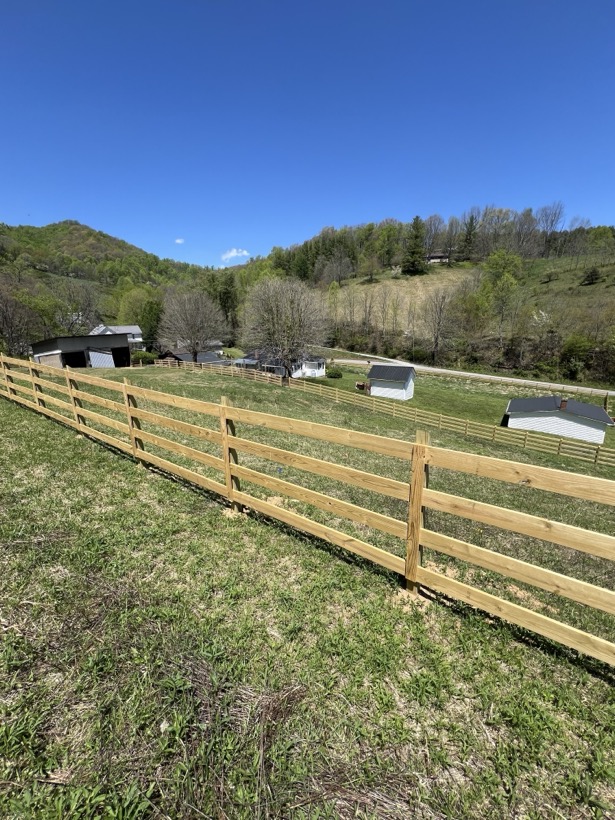 Fence and deck work in Morganton