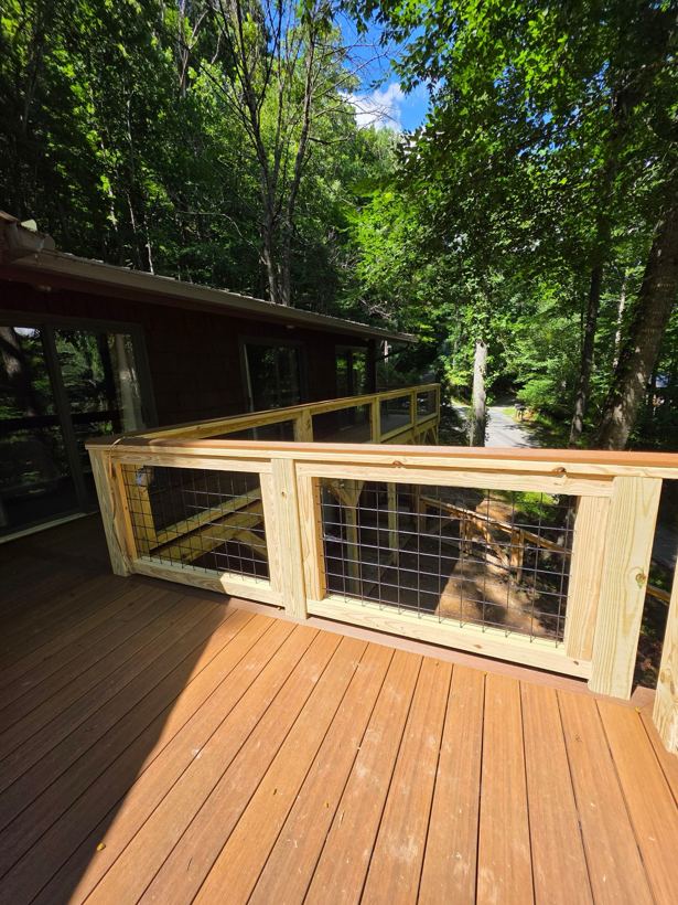 Custom Deck by Mountain Fence and Deck