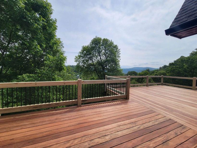 Custom Deck by Mountain Fence and Deck