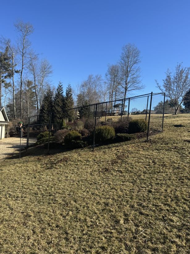 Deer Fence by Mountain Fence and Deck