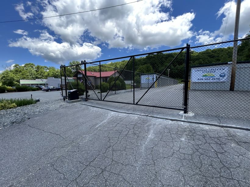 Custom Gate by Mountain Fence and Deck
