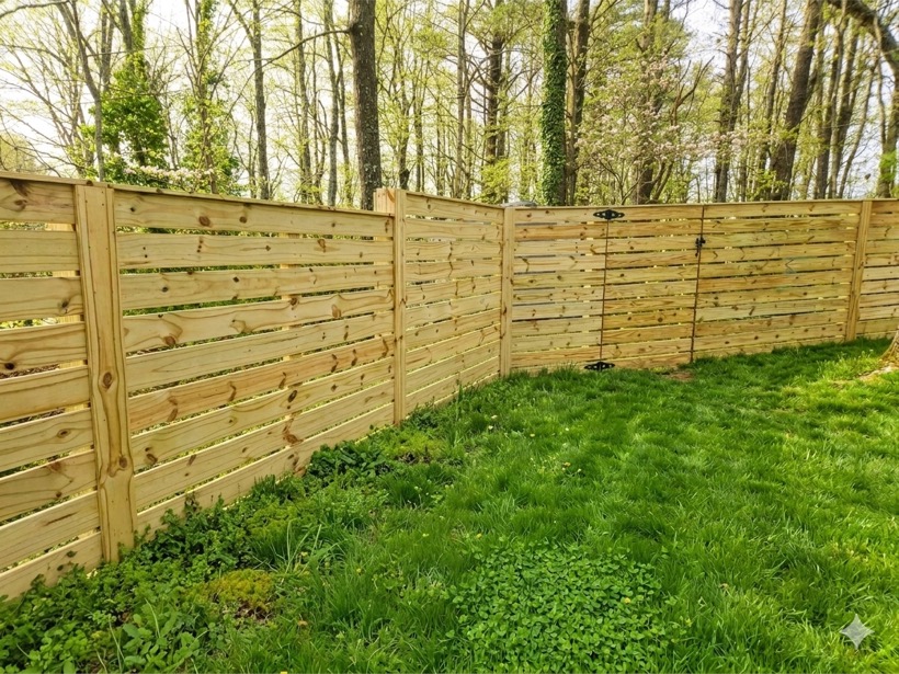 Fence and deck work in Linville