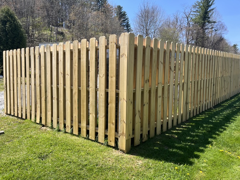 Privacy Fence installed by Mountain Fence & Deck in the High Country, NC