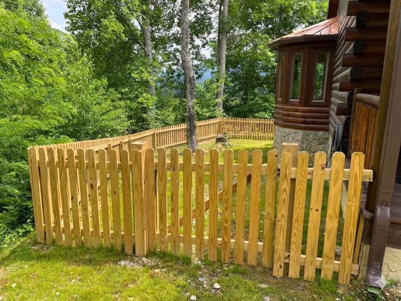 Privacy Fence by Mountain Fence and Deck