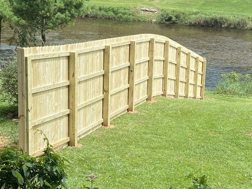Privacy Fence by Mountain Fence and Deck