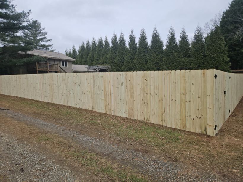 Privacy Fence in Western NC