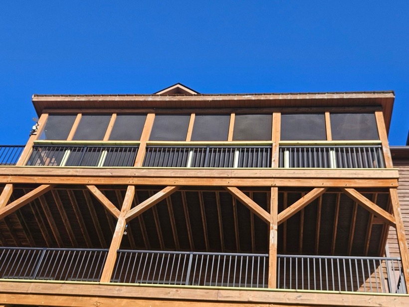 Screened Porch installed by Mountain Fence & Deck in the High Country, NC