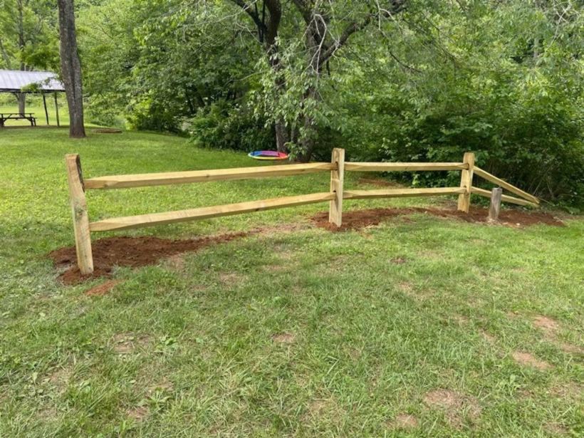 Mountain Fence and Deck project in the High Country