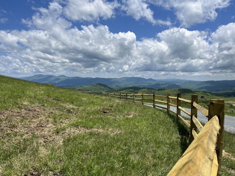 Split Rail Fence by Mountain Fence and Deck